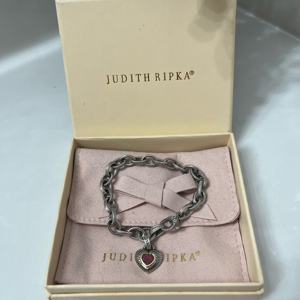 Judit Ripka Ruby Heart bracelet - Picture 3 of 12